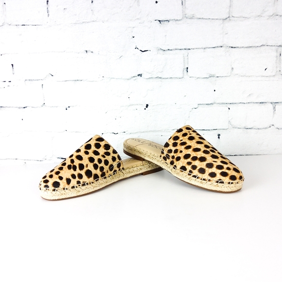 sole society leopard mules